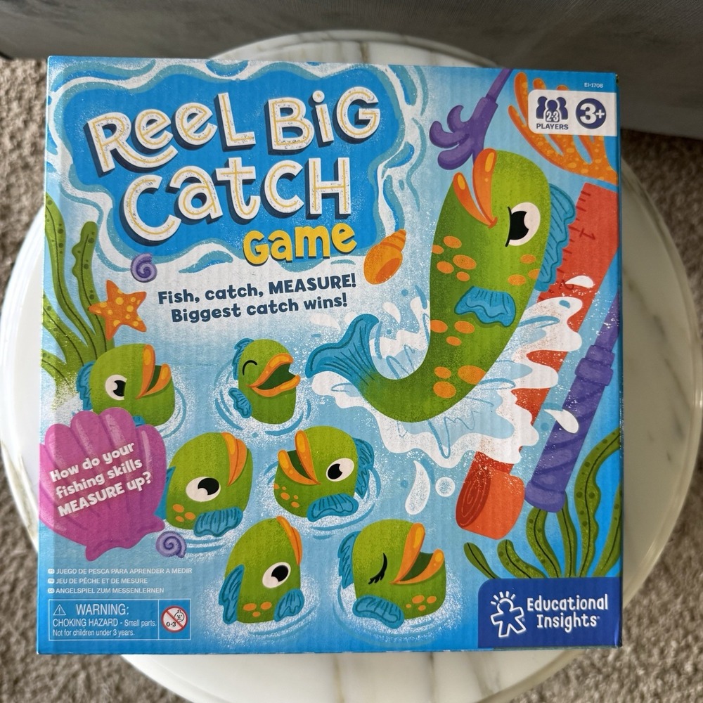 Reel Big Catch Game, Preschool Early Math Game New / Unopened Box